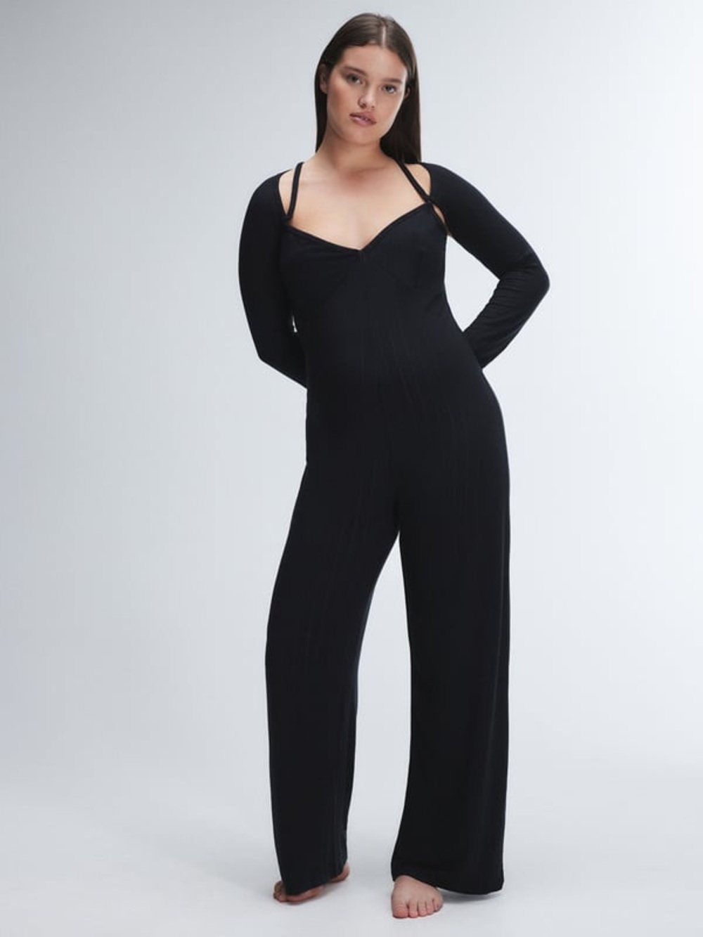 NWT Savage X Fenty Sleek Stitch Jumpsuit - Picture 1 of 15